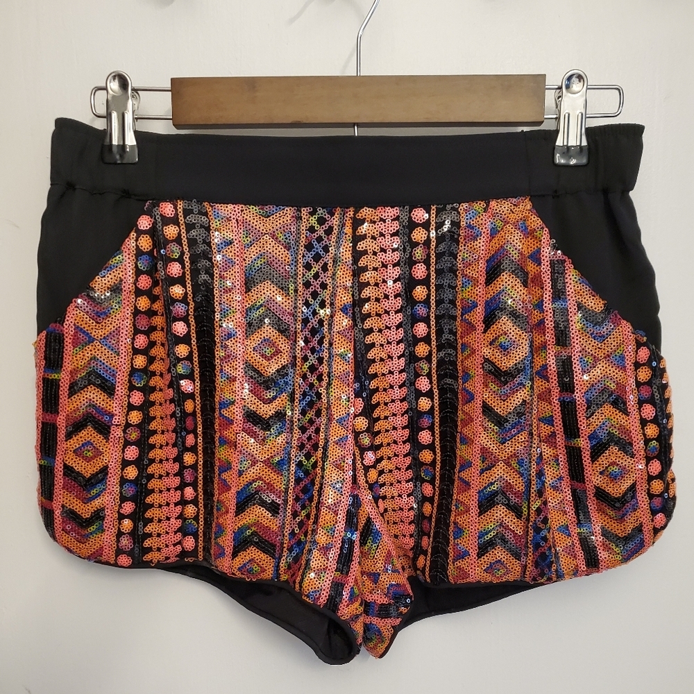 Sequin shorts